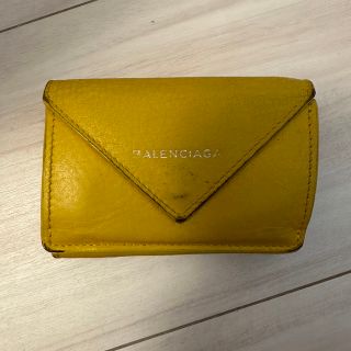 バレンシアガ(Balenciaga)のバレンシアガ　ペーパーミニ　イエロー(財布)