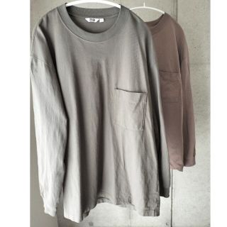 ユニクロ(UNIQLO)のユニクロU　クルーネックT（長袖）(Tシャツ/カットソー(七分/長袖))