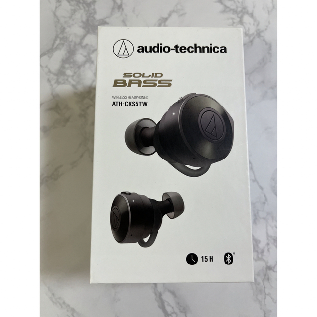 audio-technica フルワイヤレスイヤホン ATH-CKS5TW BK