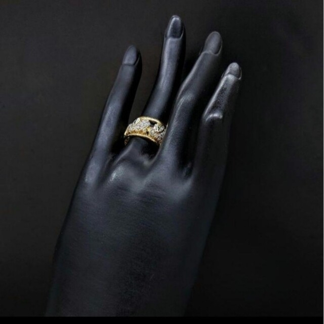 【ソーティング付】エレファント エメラルド ダイヤモンド リング レディースのアクセサリー(リング(指輪))の商品写真