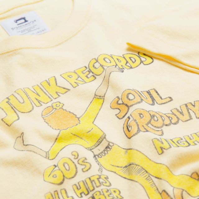 日本製 Branchworks コットン100% レトロプリント Tシャツ M
