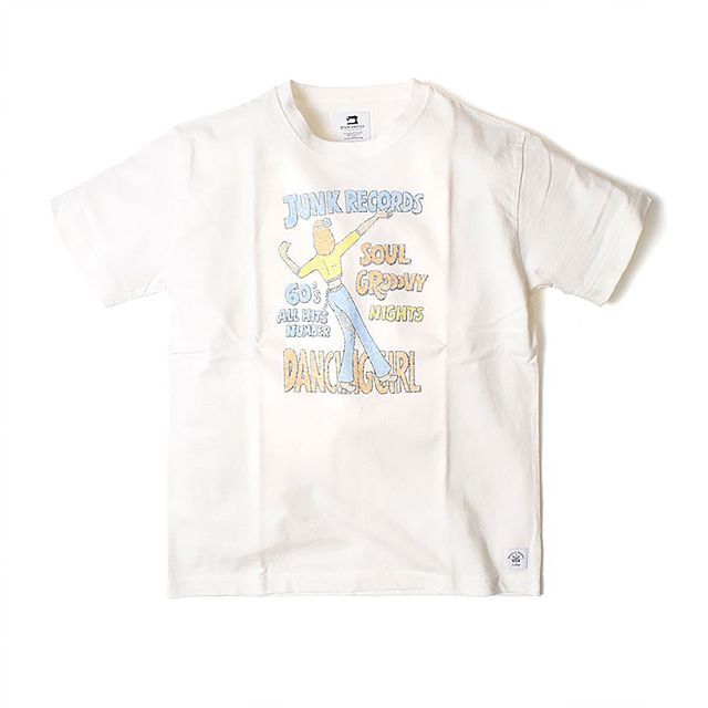 日本製 Branchworks コットン100% レトロプリント Tシャツ L 1