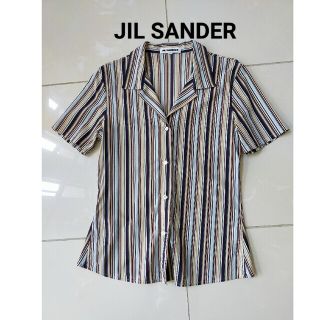 ジルサンダー(Jil Sander)のJILSANDER  半袖 ブラウス 36 M〜Sぐらい(シャツ/ブラウス(半袖/袖なし))