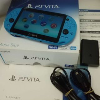 プレイステーションヴィータ(PlayStation Vita)のPSVITA PCH-2000 Aqua Blue(携帯用ゲーム機本体)