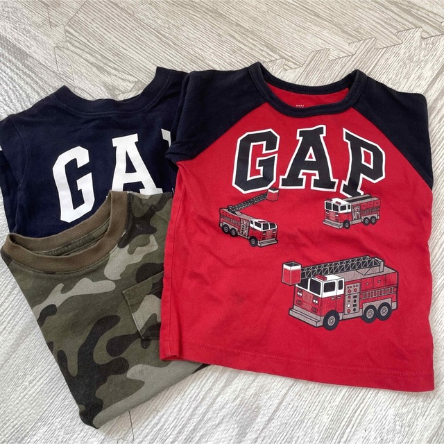 GAP Kids(ギャップキッズ)のGAP ロンT セット キッズ/ベビー/マタニティのキッズ服男の子用(90cm~)(Tシャツ/カットソー)の商品写真