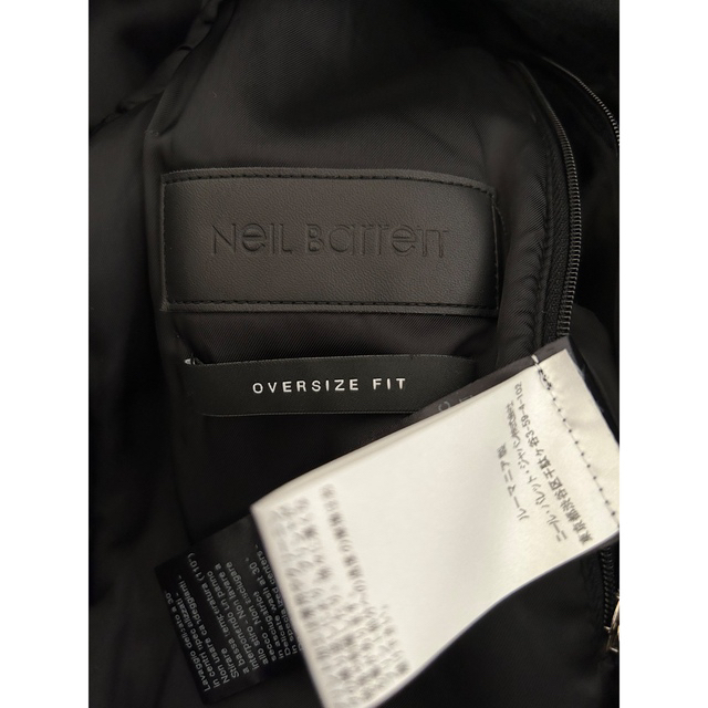 正規品】NEIL BARRETT MA-1 ブラック XXS | www.jarussi.com.br