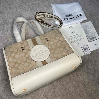 コーチ(COACH)のコーチシグネチャー ジャ トート デンプシーキャリーオール C8448(トートバッグ)