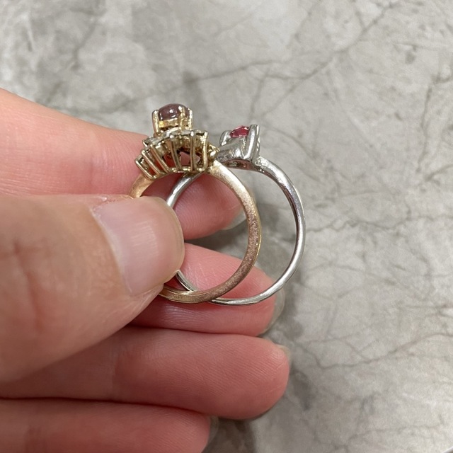 リング2個セット レディースのアクセサリー(リング(指輪))の商品写真