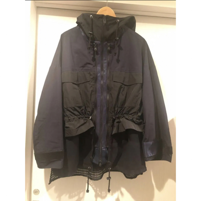 White Mountaineering フーデッドワイドスリーブジャケット