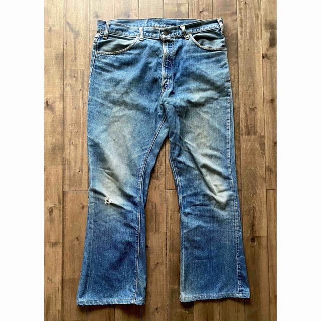 なしウエストLevi's 646 前期 モデル ヴィンテージ デニム シングル