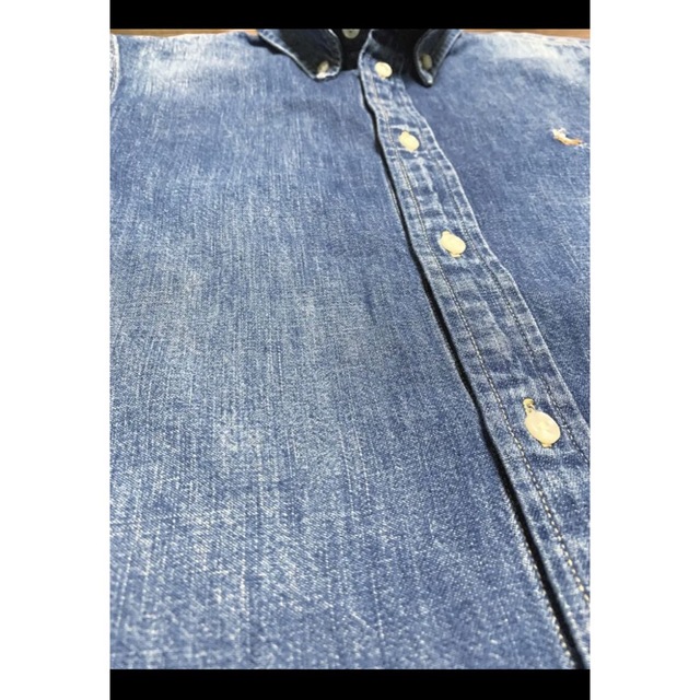 ラルフローレン デニムシャツ ボタンダウン レディース Sサイズ NO1098 5