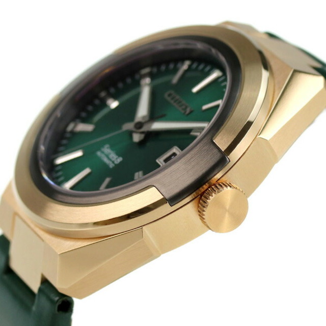 シチズン CITIZEN 腕時計 メンズ NA1002-15W シリーズエイト メカニカル 限定モデル Series 8 870 Mechanical 自動巻き（0950/手巻き付） グリーンxグリーン アナログ表示