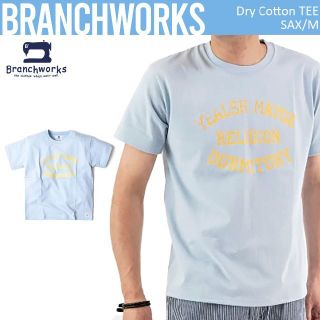 ブランチワークス(Branchworks)の日本製 Branchworks 綿100% 染み込みプリント Tシャツ M(Tシャツ/カットソー(半袖/袖なし))