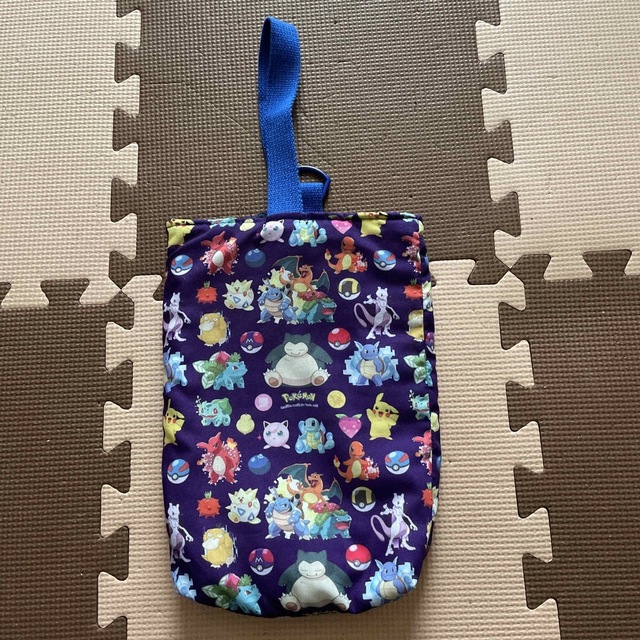 ポケモン☆シューズ袋☆ハンドメイド キッズ/ベビー/マタニティのこども用バッグ(シューズバッグ)の商品写真