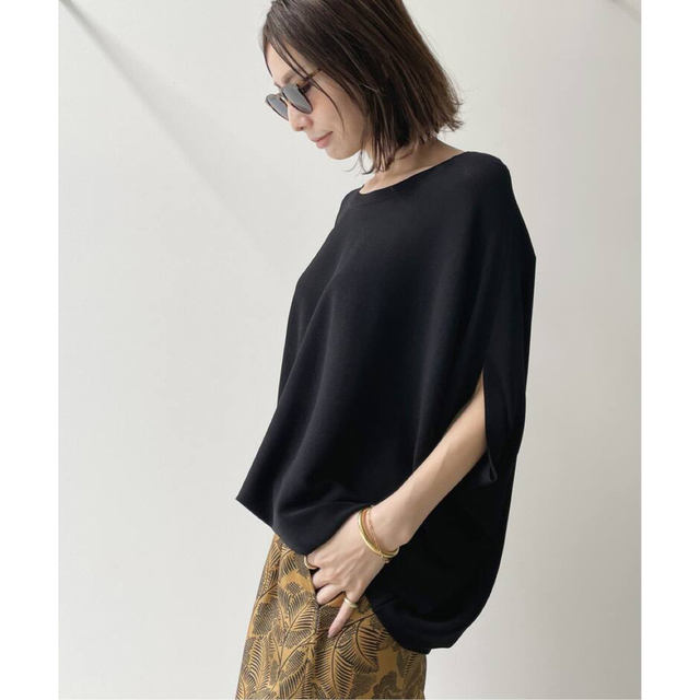 L'Appartement DEUXIEME CLASSE(アパルトモンドゥーズィエムクラス)のL'Appartement S/S Knit Pulloverクリーニング済美品 レディースのトップス(ニット/セーター)の商品写真