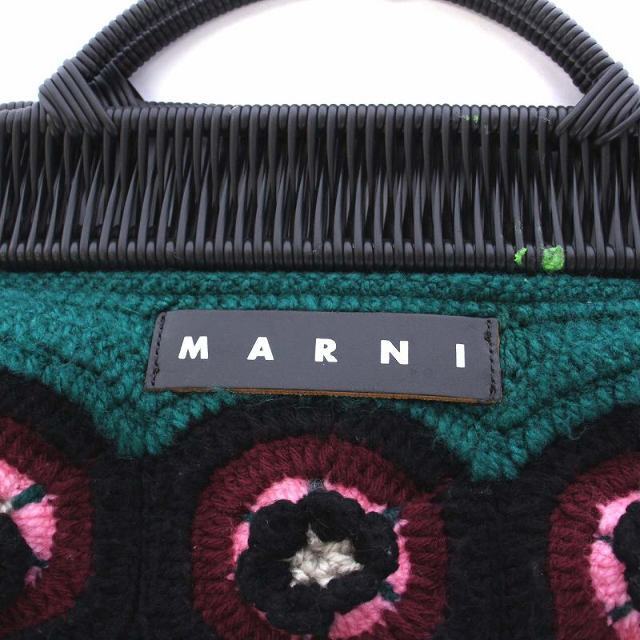 【完全新品】MARNI マルニ フラワーカフェ クロシェバッグ ハンドバッグ