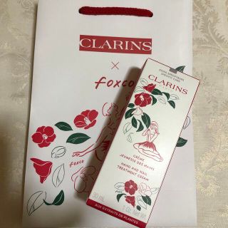 クラランス(CLARINS)のクラランス  限定　カメリア  ハンドクリーム　新品未使用　(ハンドクリーム)