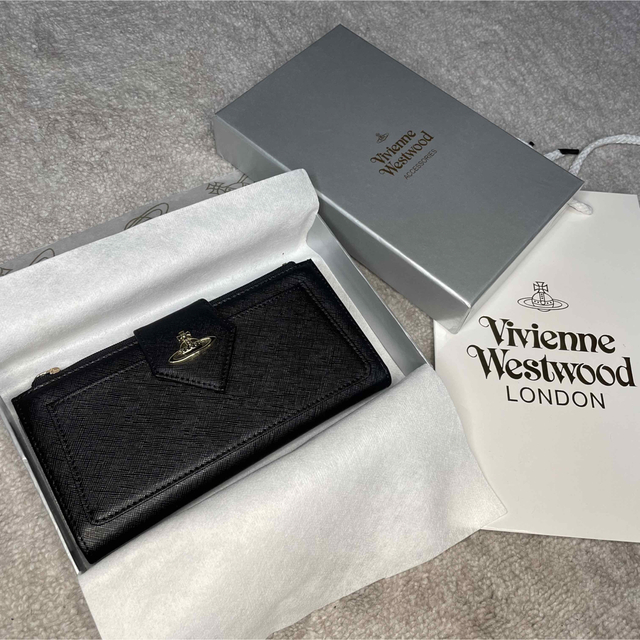 Vivienne Westwood(ヴィヴィアンウエストウッド)のVivienne Westwood ヴィヴィアンウエストウッド 2つ折り 長財布 メンズのファッション小物(長財布)の商品写真