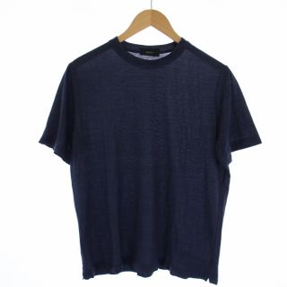 ザノーネ(ZANONE)のZANONE Tシャツ カットソー 半袖 クルーネック イタリア製 XL 紺(Tシャツ/カットソー(半袖/袖なし))