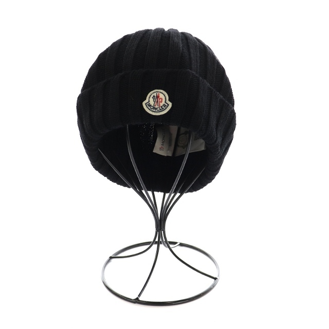 MONCLER(モンクレール)のモンクレール BERRETTO CAP ニット帽 黒 B20930022000 レディースの帽子(その他)の商品写真