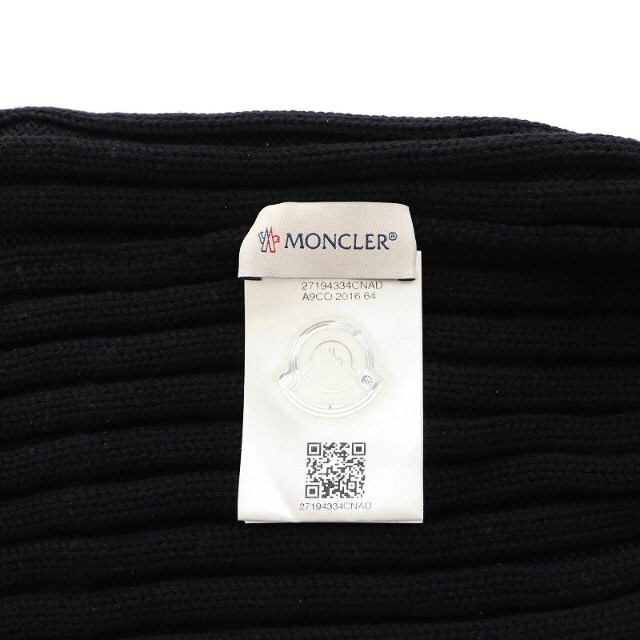 MONCLER(モンクレール)のモンクレール BERRETTO CAP ニット帽 黒 B20930022000 レディースの帽子(その他)の商品写真