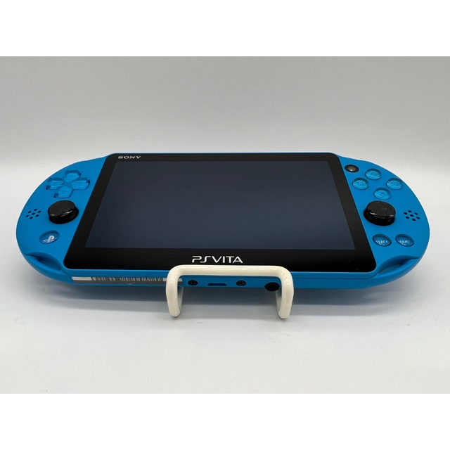 PlayStation Vita(プレイステーションヴィータ)の【液晶美品・完品】PS Vita PCH-2000 アクアブルー 本体 SONY エンタメ/ホビーのゲームソフト/ゲーム機本体(携帯用ゲーム機本体)の商品写真