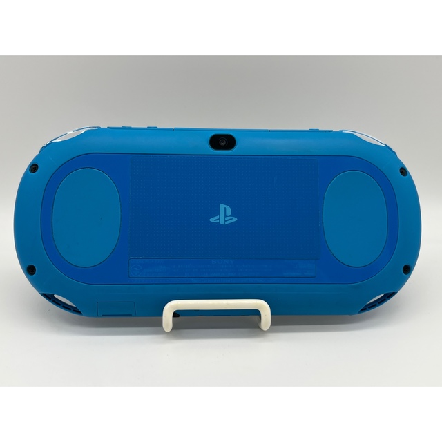 PlayStation Vita(プレイステーションヴィータ)の【液晶美品・完品】PS Vita PCH-2000 アクアブルー 本体 SONY エンタメ/ホビーのゲームソフト/ゲーム機本体(携帯用ゲーム機本体)の商品写真