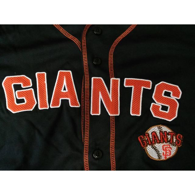 MLB サンフランシスコ・ジャイアンツ ベースボールシャツ 実寸XS程度 *