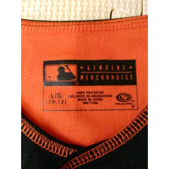MLB サンフランシスコ・ジャイアンツ ベースボールシャツ 実寸XS程度 *