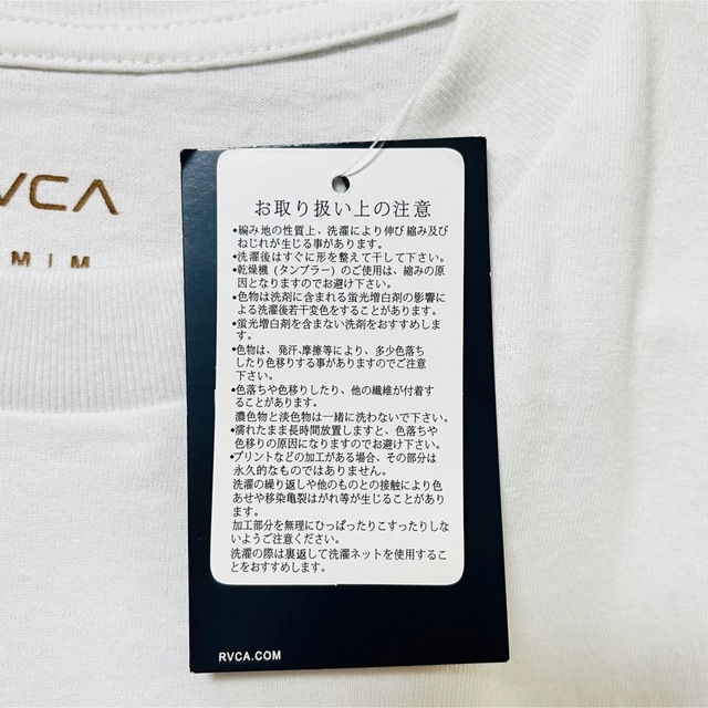 RVCA(ルーカ)のメンズ  RVCA ルーカ 半袖バックプリントTシャツ M メンズのトップス(Tシャツ/カットソー(半袖/袖なし))の商品写真