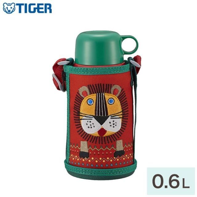 タイガー魔法瓶 ステンレスボトル 水筒 0.6L MBR-C06GRN ライオン