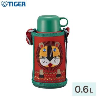 タイガーマホウビン(TIGER)のタイガー魔法瓶 ステンレスボトル 水筒 0.6L MBR-C06GRN ライオン(弁当用品)