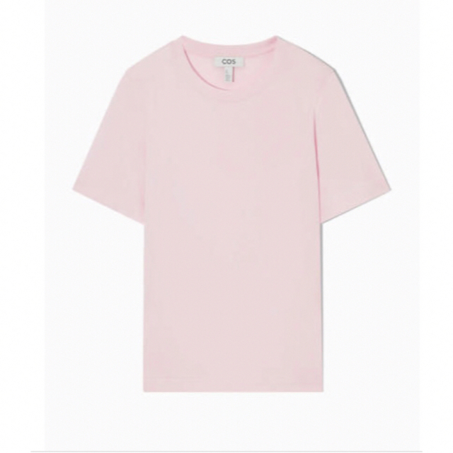 COS(コス)のcos  レギュラーフィットTシャツ　ピンク メンズのトップス(Tシャツ/カットソー(半袖/袖なし))の商品写真
