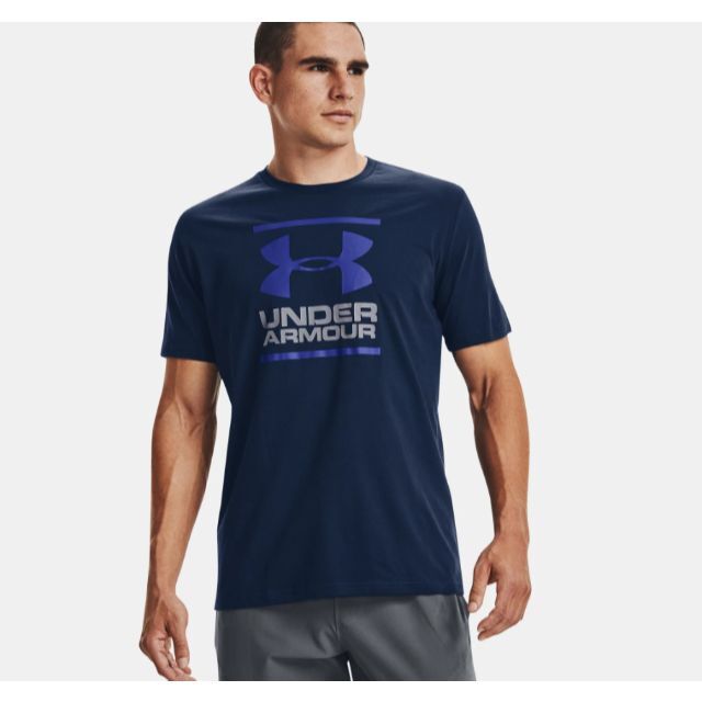 UNDER ARMOUR(アンダーアーマー)の新品 M ★ アンダーアーマー メンズ 半袖 ロゴ Tシャツ ネイビー US-S メンズのトップス(Tシャツ/カットソー(半袖/袖なし))の商品写真