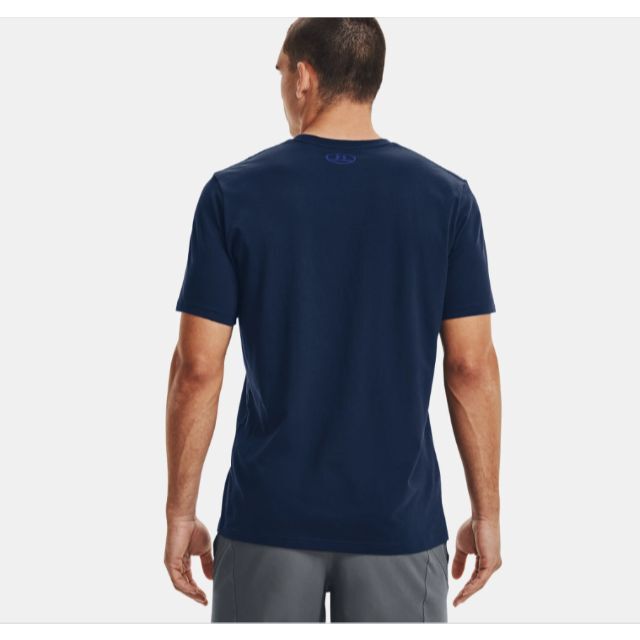 UNDER ARMOUR(アンダーアーマー)の新品 M ★ アンダーアーマー メンズ 半袖 ロゴ Tシャツ ネイビー US-S メンズのトップス(Tシャツ/カットソー(半袖/袖なし))の商品写真