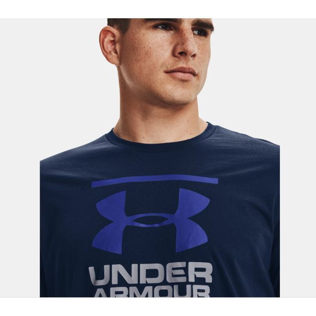 UNDER ARMOUR(アンダーアーマー)の新品 M ★ アンダーアーマー メンズ 半袖 ロゴ Tシャツ ネイビー US-S メンズのトップス(Tシャツ/カットソー(半袖/袖なし))の商品写真