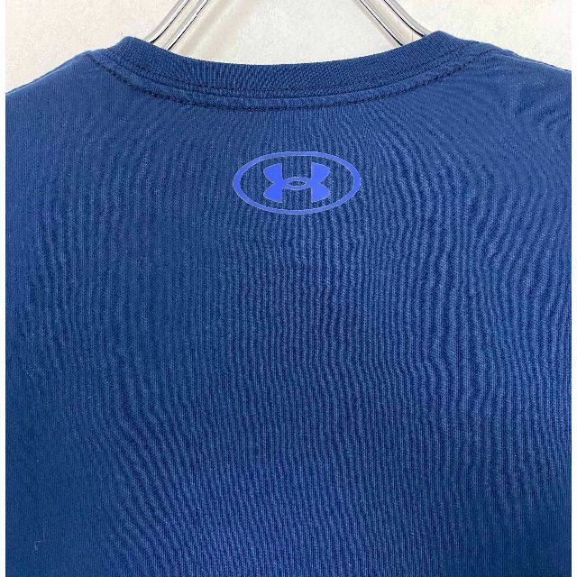 UNDER ARMOUR(アンダーアーマー)の新品 M ★ アンダーアーマー メンズ 半袖 ロゴ Tシャツ ネイビー US-S メンズのトップス(Tシャツ/カットソー(半袖/袖なし))の商品写真