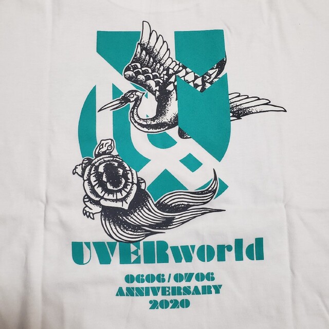 UVERworld(ウーバーワールド)のUVERworld20&10　Tシャツ　ホワイト メンズのトップス(Tシャツ/カットソー(半袖/袖なし))の商品写真