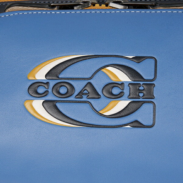 COACH(コーチ)の新品 コーチ COACH ウエストバッグ・ボディバッグ トラック ベルトバッグ スカイブルー/ミッドナイトマルチ メンズのバッグ(ボディーバッグ)の商品写真