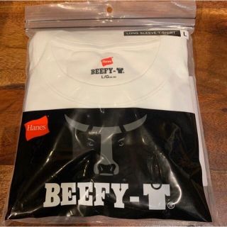 ヘインズ(Hanes)のヘインズ 厚地 丸首 BEEFY ビーフィー ロングスリーブ Tシャツ 【新品】(Tシャツ/カットソー(七分/長袖))