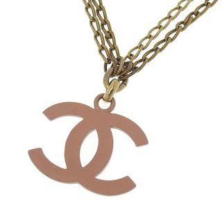 シャネル(CHANEL)のシャネル CHANEL ネックレス ココマーク GP ピンク/イエロー/ゴールド 02A 中古 新入荷 CH0851(ネックレス)