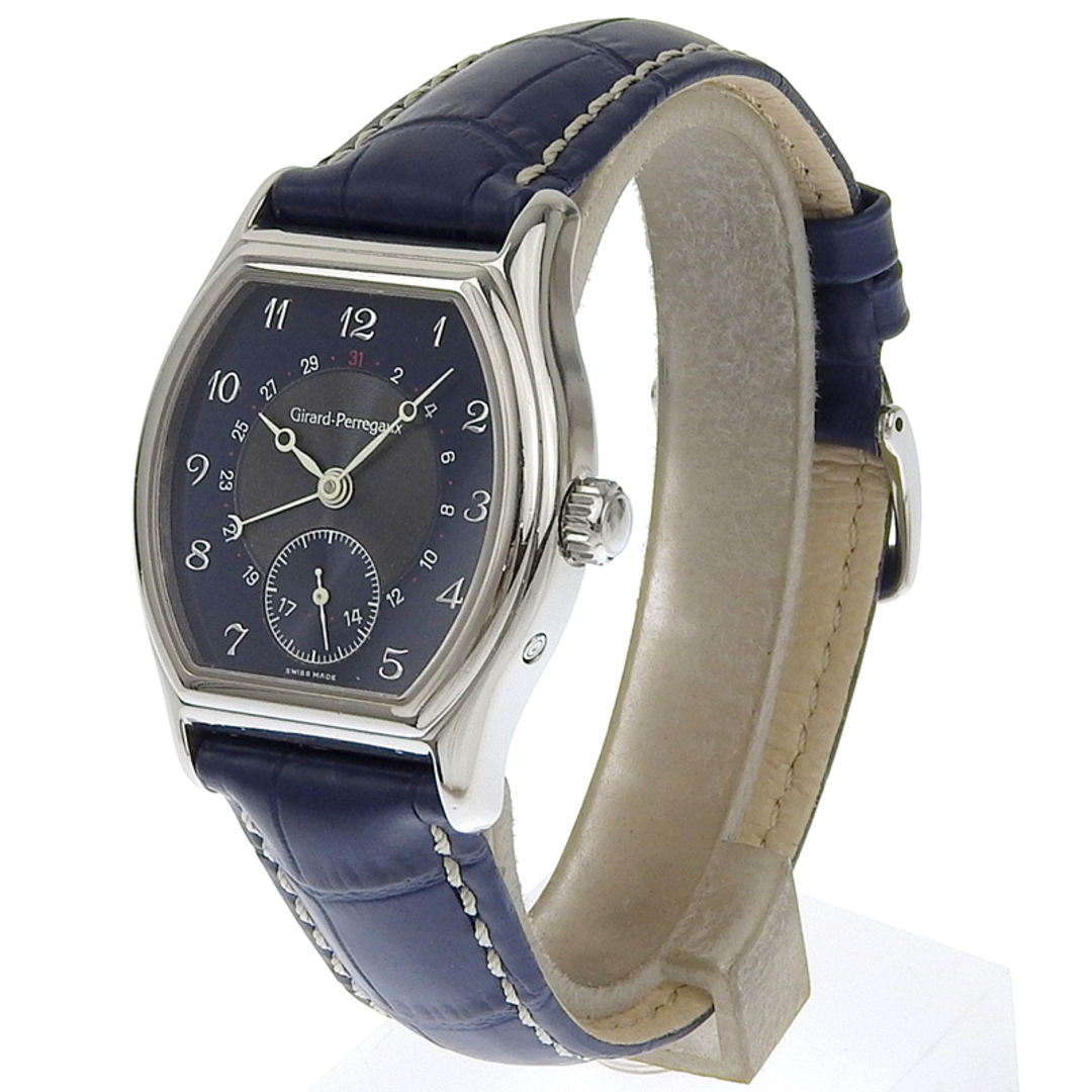 other(アザー)のジラール・ペルゴ GIRARD PERREGAUX リシュビル メンズ 自動巻き 腕時計 スモールセコンド SS/革 ネイビー文字盤 中古 新入荷 OW0401 メンズの時計(腕時計(アナログ))の商品写真