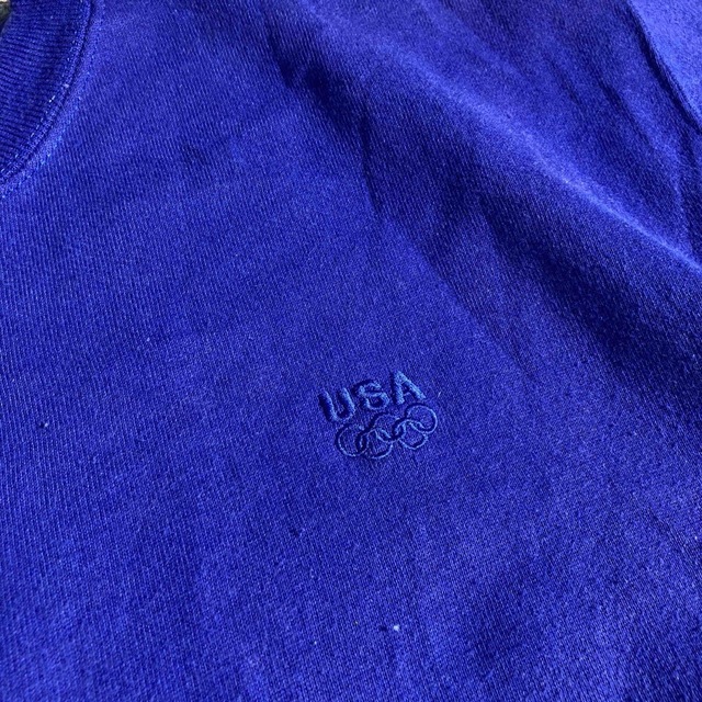 J.C.PENNEY(ジェーシーペニー)の【90sアメリカ製】USAオリンピック　刺繍ロゴ　公式スウェットトレーナー メンズのトップス(スウェット)の商品写真