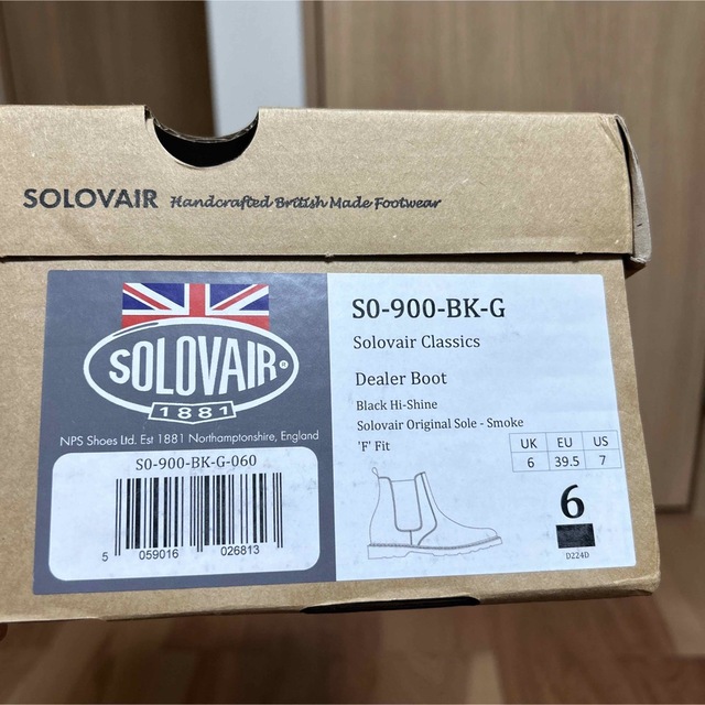 [新品]Solovair 39.5EU Dealer Boot 25.5cm靴/シューズ
