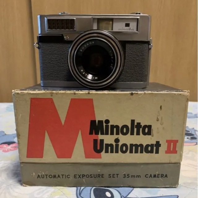 KONICA MINOLTA(コニカミノルタ)のMINOLTA ミノルタ uniomatII カメラ  レトロ スマホ/家電/カメラのカメラ(フィルムカメラ)の商品写真