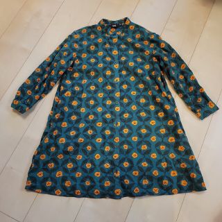 マリメッコ(marimekko)のマリメッコ　ユニクロコラボ　バラ　120(ワンピース)