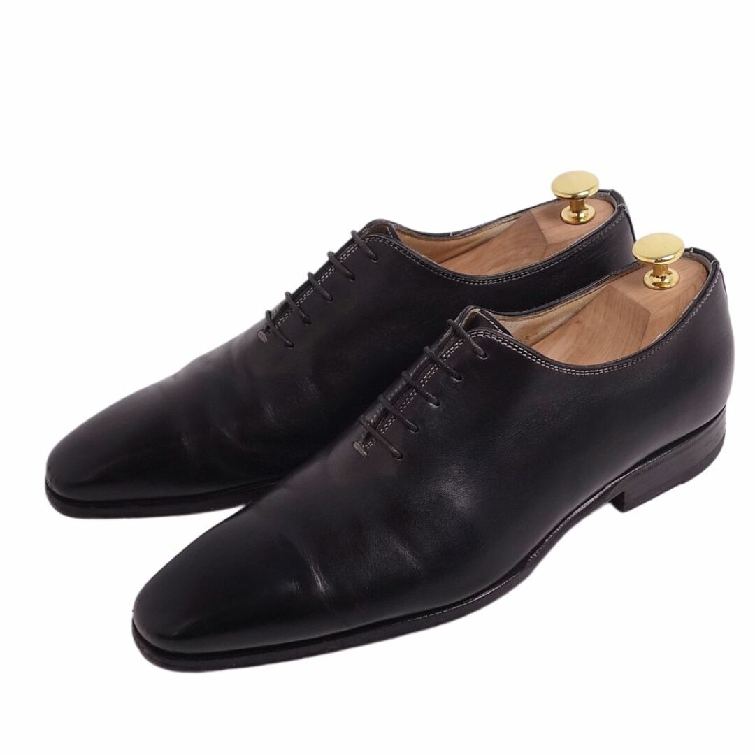 Santoni サントーニ レザーシューズ ビジネスシューズ オックスフォード カーフレザー 革靴 メンズ 5(24.2cm相当) ブラック メンズの靴/シューズ(ドレス/ビジネス)の商品写真