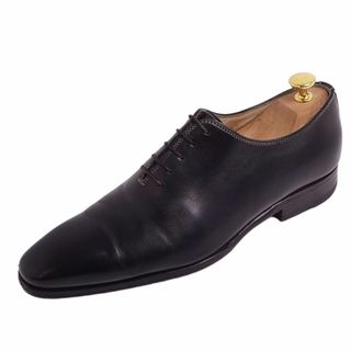 Santoni サントーニ レザーシューズ ビジネスシューズ オックスフォード カーフレザー 革靴 メンズ 5(24.2cm相当) ブラック(ドレス/ビジネス)