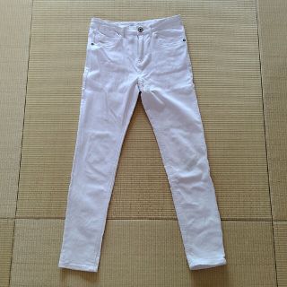 ザラキッズ(ZARA KIDS)のホワイトスキニーパンツZARAsize11-12  CM152(パンツ/スパッツ)