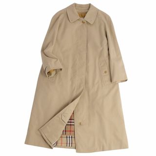 バーバリー(BURBERRY)の美品 Vintage バーバリー Burberrys コート ライナー付き ステンカラーコート バルマカーンコート コットン100％ アウター レディース 11AB3(M相当) ベージュ(その他)